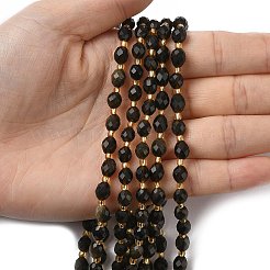 Natürliche goldenen Glanz Obsidian Perlen Stränge&nbsp;G-F809-A27-01