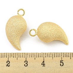 Pendentifs en laiton texturé&nbsp;KK-P258-06G