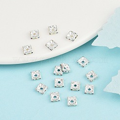 Messing Strass Zwischen perlen&nbsp;RSB071NF-02S