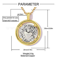 Pendentifs en laiton&nbsp;KK-OY001-39G