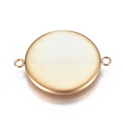 Ionenplattierung (IP) 304 Edelstahl Cabochon-Anschlussfassungen&nbsp;X-STAS-G127-14-20mm-G