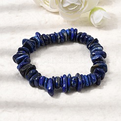 Braccialetti elastici con perline di lapislazzuli naturali&nbsp;GG-CBA0FEA-01A