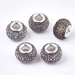Rhinestone Harz europäischen Perlen&nbsp;RPDL-T002-04