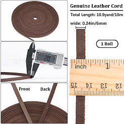 Cordons en cuir de vachette de 10 m&nbsp;WL-GF0001-17