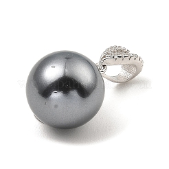 Rhodinierte 925 Anhänger aus Sterlingsilber&nbsp;STER-Z003-08P