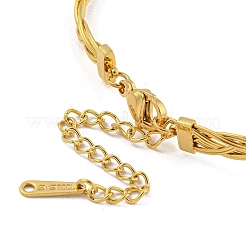 Braccialetti regolabili in malachite sintetica con catena estensore&nbsp;BJEW-E100-03G