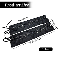Guantes largos sin dedos de poliamida para novia&nbsp;AJEW-CN0007-19