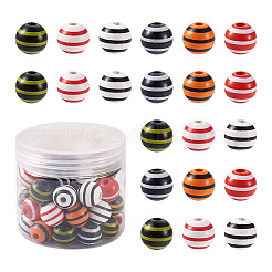60pcs 6 Farben natürliche chinesische Kirschholzperlen&nbsp;WOOD-CD0001-16