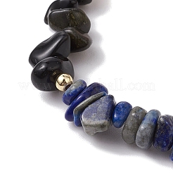Stretch-Armbänder mit Schutzsteinen des Widders&nbsp;BJEW-JB11108-03