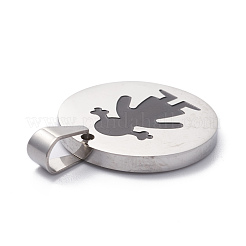 Pendentifs en acier inoxydable 304&nbsp;STAS-Z027-01A-P
