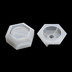 Moldes para tarros de velas con forma hexagonal&nbsp;DIY-K073-03