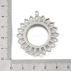 Colgantes de medallón de acero inoxidable 304&nbsp;STAS-S132-07P-01