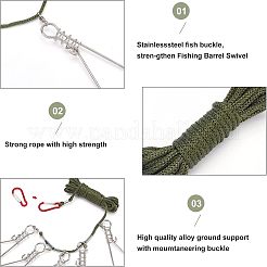 2 set di 2 accessori da pesca in acciaio inossidabile 201&nbsp;AJEW-FH0002-42