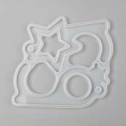 Moules en silicone porte-clés bricolage&nbsp;DIY-P006-26