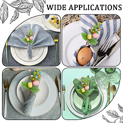 Seidentuch mit Serviettenringen aus Schaumstoff&nbsp;AJEW-WH20006-156C