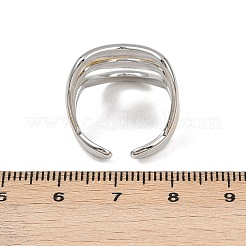 Offene Manschettenringe aus 304 Edelstahl für Damen&nbsp;RJEW-K296-03A-GP