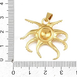Ozean Thema 304 Edelstahl Anhänger&nbsp;STAS-K315-01A-G