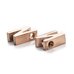 Placcatura ionica (ip) ciondoli in acciaio inossidabile 304&nbsp;STAS-K216-41N-RG