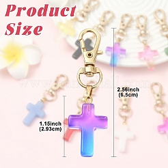 9 pezzo di decorazioni pendenti in vetro&nbsp;HJEW-YW00331