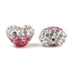 Valentinstag Farbverlauf Polymer Clay Klasse A Strass Perlen&nbsp;RB-A049-06