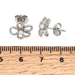 Boucles d'oreilles à tige en acier inoxydable 304 pour femmes&nbsp;SA-CBA44F8-01P