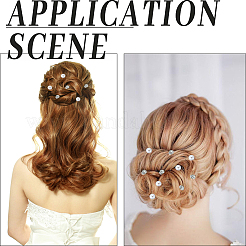 40 stücke 2 arten spirale haar pin spule eisen haar zubehör&nbsp;OHAR-SP0001-10A