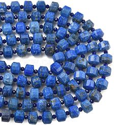 Natürlicher Lapislazuli Perlenstränge&nbsp;G-G453-G06-7x12mm