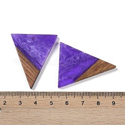 Colgantes de resina & madera&nbsp;WOOD-F015-06H