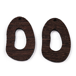 Pendentifs en bois de wengé naturel&nbsp;WOOD-T023-62