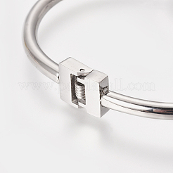 Armreifen aus Edelstahl 304&nbsp;BJEW-F390-04P