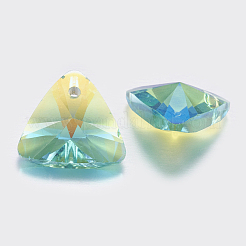 Breloques de strass en verre à facettes&nbsp;RGLA-F050-B-202PS