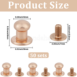 50 pomello a testa tonda in lega per la realizzazione di piccoli portagioie&nbsp;DIY-GF0012-49KCG