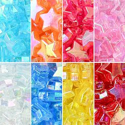 Perles acryliques transparentes écologiques&nbsp;MACR-CJ0001-02