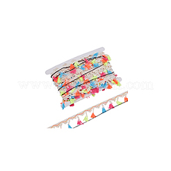 12.5 Yard Polyester-Quasten-Spitzenband&nbsp;OCOR-FG0002-50
