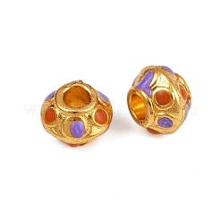 Perles d'émail en alliage&nbsp;ZIRC-I054-33G-02-02