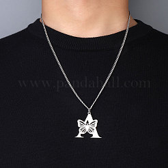 201 collane in acciaio inossidabile&nbsp;NJEW-Q336-01G-P