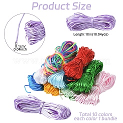 100 m 10 Farben Nylonfaden&nbsp;NWIR-YW0001-17