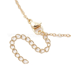 Collier pendentif en acier inoxydable 304 pour la fête des mères&nbsp;NJEW-TA00194-03