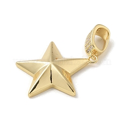 Ottone micro spianare pendenti zirconi&nbsp;LS-KK-U046-13G