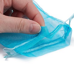 Organza-Geschenktüten mit Kordelzug&nbsp;OP-R016-10x15cm-17