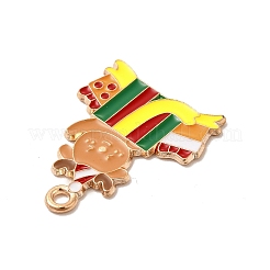 Natale in lega tema ciondoli smaltati&nbsp;ENAM-C010-01C