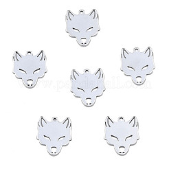 Anlaufgeschützte Charms aus Edelstahl 201&nbsp;STAS-N098-086P
