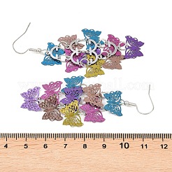 Boucles d'oreilles pendantes en acier inoxydable 430&nbsp;EJEW-B157-01D