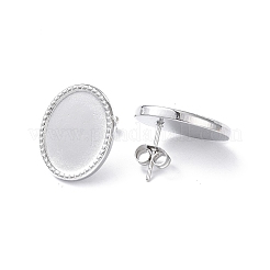 Accesorio para aretes de acero inoxidable 304 que no se deslustra&nbsp;EJEW-I285-31P