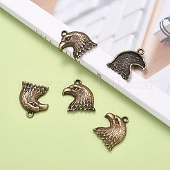 Pendenti in lega di zinco di stile tibetano&nbsp;TIBEP-R334-020AB-RS