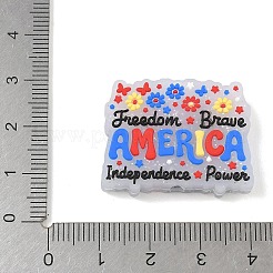 Perles en silicone pour la fête de l'indépendance&nbsp;SIL-E013-01C