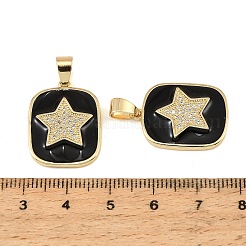 Messing micro pave klare zirkonia anhänger&nbsp;CU-CBA9175-17G
