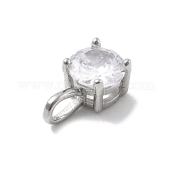 925 dijes de plata de primera ley con circonitas.&nbsp;STER-Q004-04P