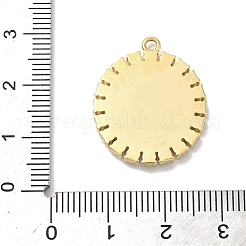 Emaille aus Edelstahl 304 mit Kristallstrassanhängern&nbsp;STAS-G371-03G-03