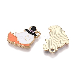 Pendentifs en émail d'alliage de placage de support de thème d'halloween&nbsp;LS-ENAM-N056-360